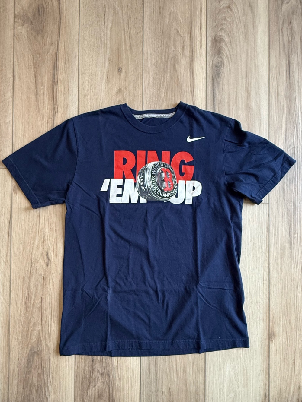 Men’s Nike Boston Red Sox ‘Ring Em Up’ 2013 MLB World Series Championship Tee